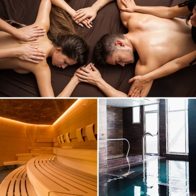 Сертификат для пары на любой из 4 массажей и SPA с бассейном и сауной